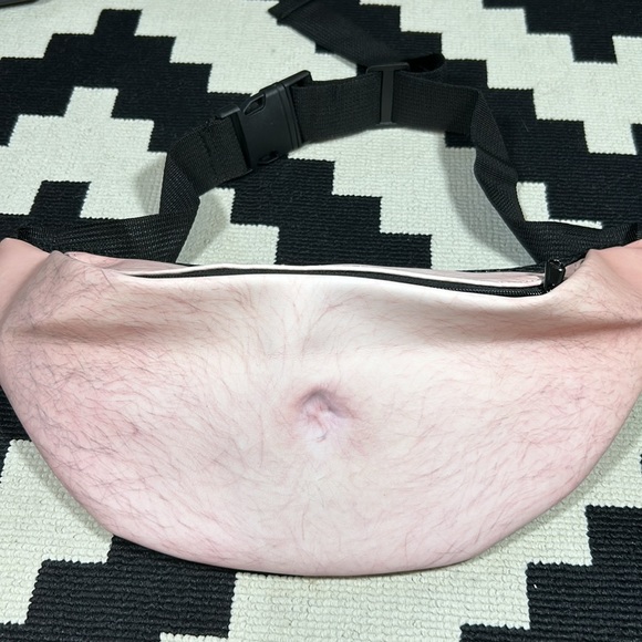 Funny, hairy beer belly, Fanny pack!! - Picture 2 of 9